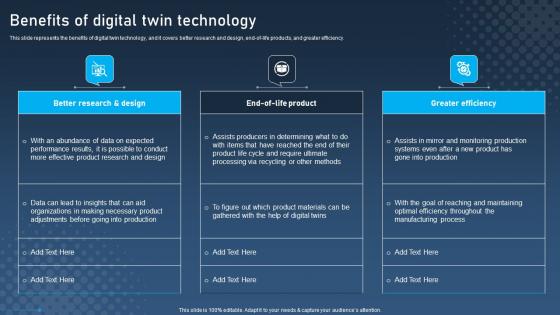 Benefits Of Digital Twin Technology Digital Twins For Enhanced Industrial Introduction Pdf