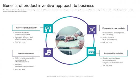 Benefits Of Product Inventive Approach To Business Diagrams Pdf