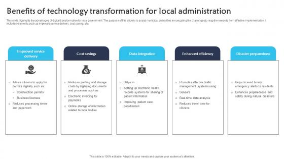 Benefits Of Technology Transformation For Local Administration Microsoft pdf