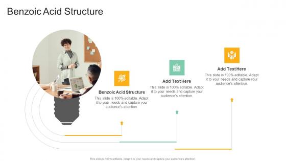 Benzoic Acid Structure In Powerpoint And Google Slides Cpb