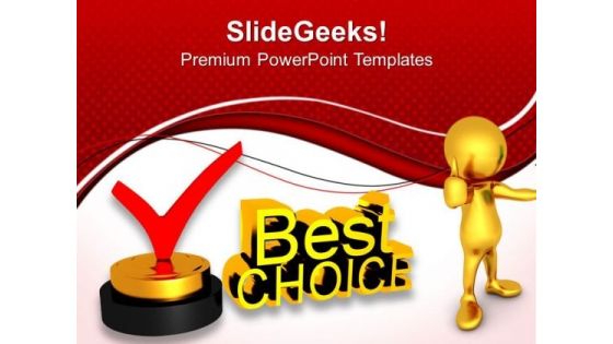 Best Choice Concept Award Finance PowerPoint Templates And PowerPoint Themes 0812