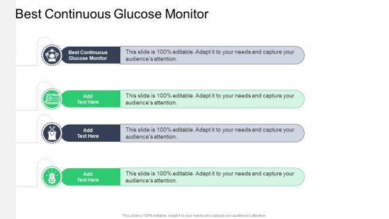 Best Continuous Glucose Monitor In Powerpoint And Google Slides Cpb