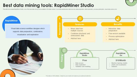 Best Data Mining Tools Rapidminer Studio Data Warehousing And Data Mining Guide AI SS V Best Data Mining Tools Rapidminer Studio Data Warehousing And Data Mining Guide AI SS V