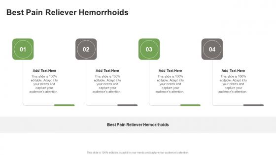 Best Pain Reliever Hemorrhoids In Powerpoint And Google Slides Cpb