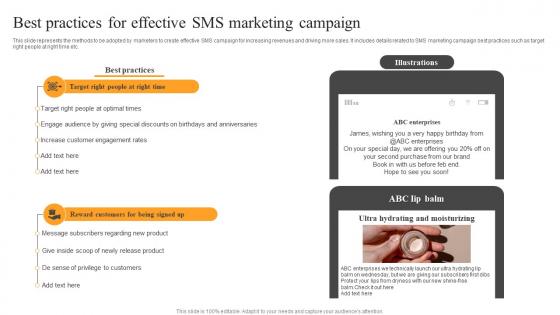 Best Practices Effective SMS Text Message Advertising Solutions Enhancing Elements Pdf