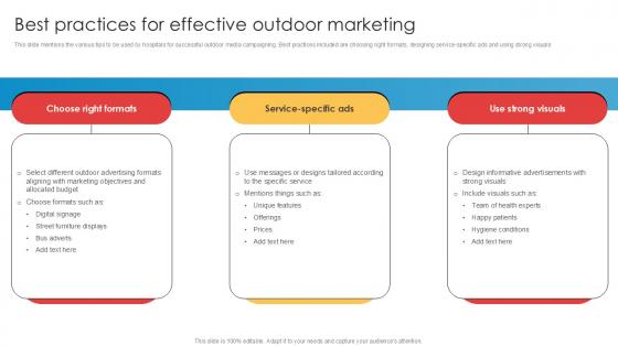 Best Practices For Effective Outdoor Marketing Implementation Of Online Ppt Example