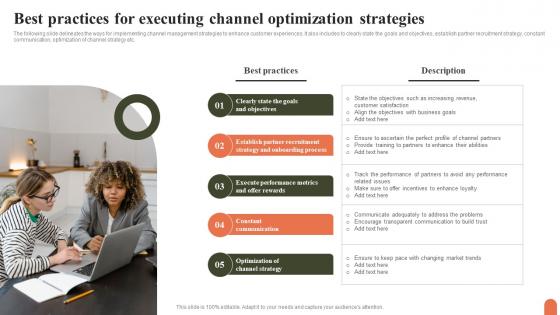 Best Practices For Executing Channel Optimization Strategies Formats Pdf