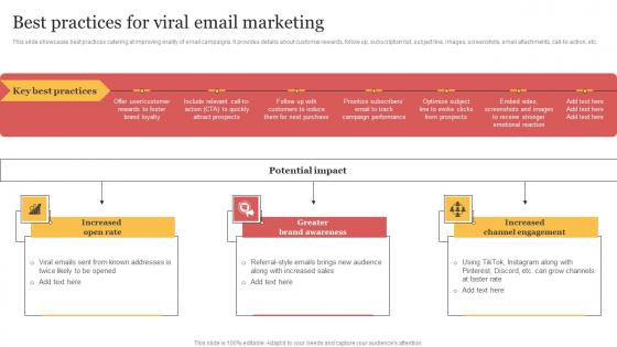 Best Practices For Viral Email Marketing Organizing Buzzworthy Social Background Pdf