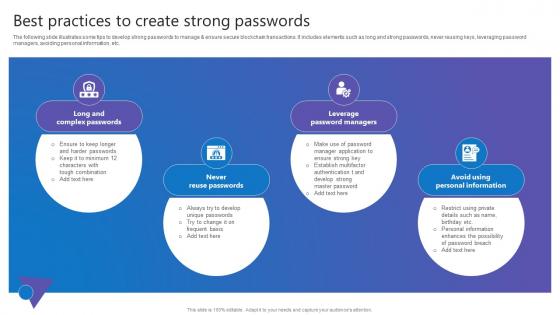 Best Practices To Create Comprehensive Guide To Blockchain Digital Security Clipart Pdf