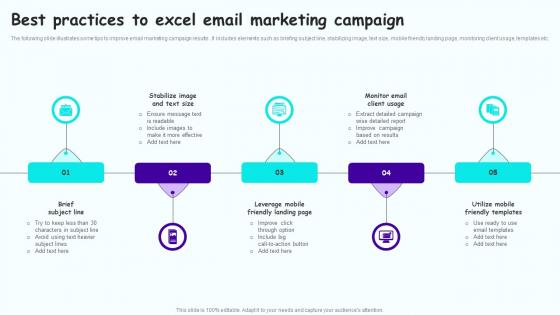 Best Practices To Excel Email Marketing Leveraging Mobile Marketing Strategies Sample Pdf Best Practices To Excel Email Marketing Leveraging Mobile Marketing Strategies Sample Pdf