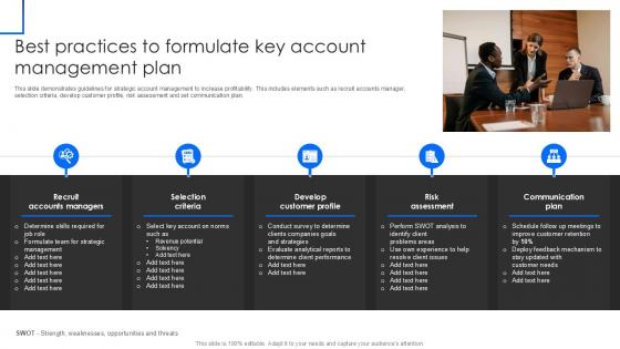 Best Practices To Formulate Key Account Management Plan PPT Slide SS