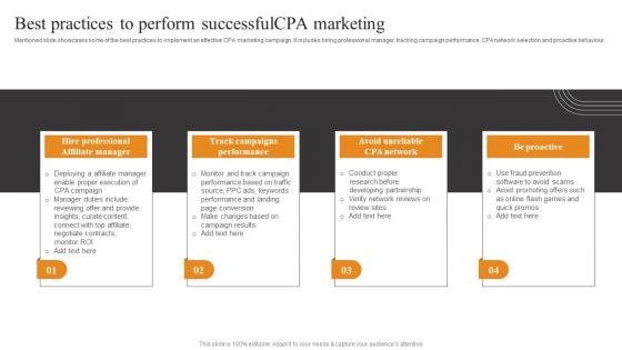 Best Practices To Perform Tactics To Optimize Corporate Performance Summary Pdf