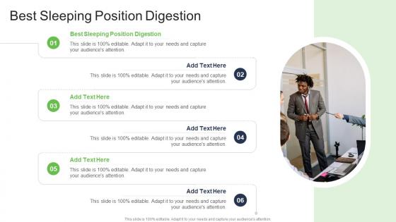 Best Sleeping Position Digestion In Powerpoint And Google Slides Cpb