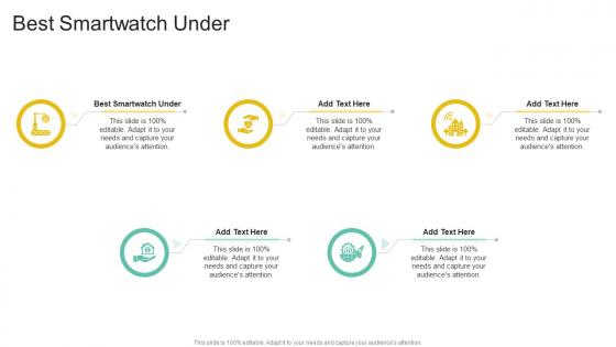Best Smartwatch Under In Powerpoint And Google Slides Cpb