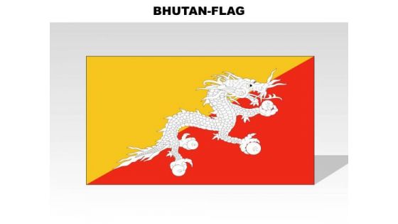 Bhutan Country PowerPoint Flags