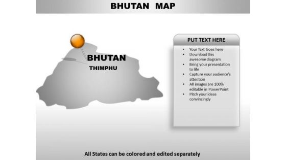 Bhutan Country PowerPoint Maps