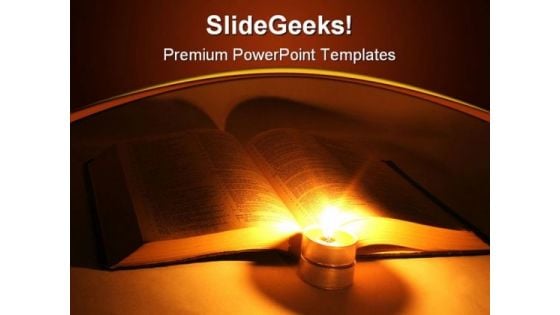 Bible Religion PowerPoint Template 0610