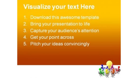 Big Idea Meeting People PowerPoint Templates And PowerPoint Backgrounds 0211