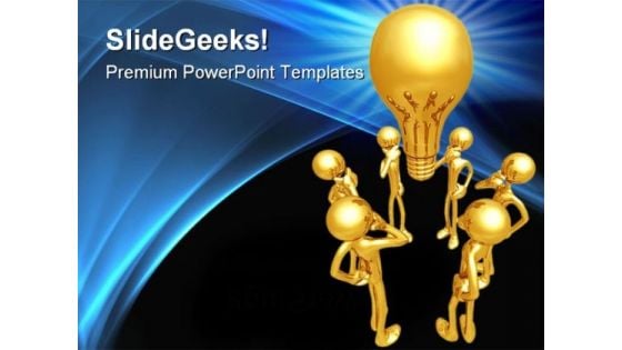Big Idea Thinkers Business PowerPoint Templates And PowerPoint Backgrounds 0311