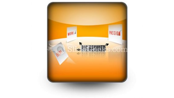 Big Results PowerPoint Icon S