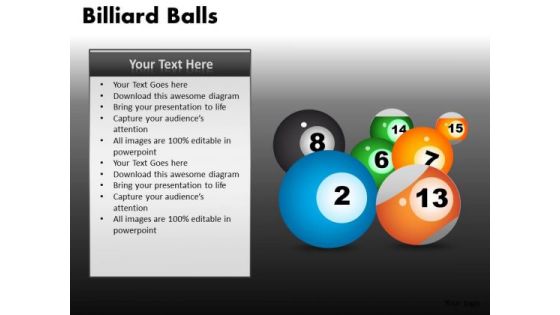 Billiard Balls PowerPoint Billiard Balls PowerPoint