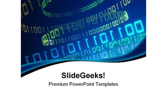 Binary Business PowerPoint Templates And PowerPoint Backgrounds 0611