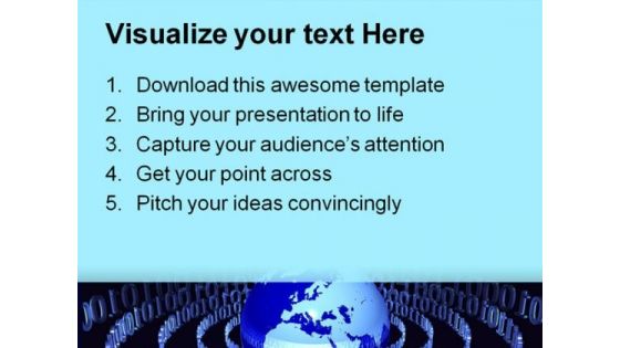 Binary Global PowerPoint Templates And PowerPoint Backgrounds 0511