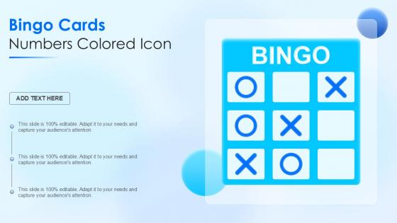 Bingo Cards Numbers Colored Icon In Powerpoint Pptx Png And Editable Eps Format
