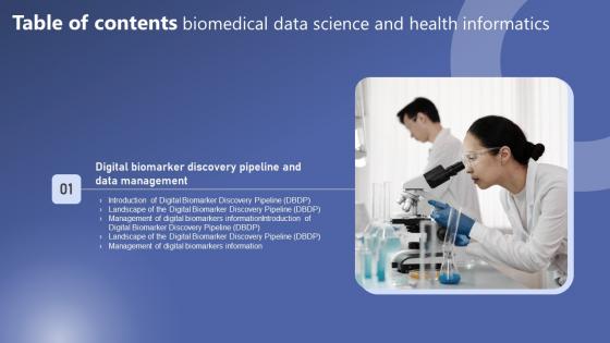 Biomedical Data Science And Health Informatics Table Of Contents Topics Pdf