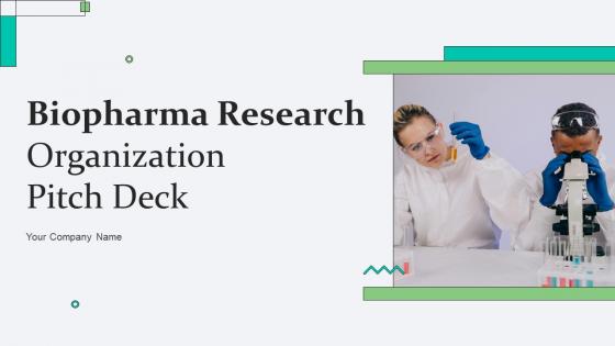 Biopharma Research Organization Pitch Deck Ppt Template