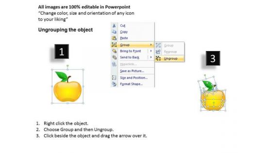 Bitten Apples Editable PowerPoint Slides And Bieaten Apples PowerPoint Templates