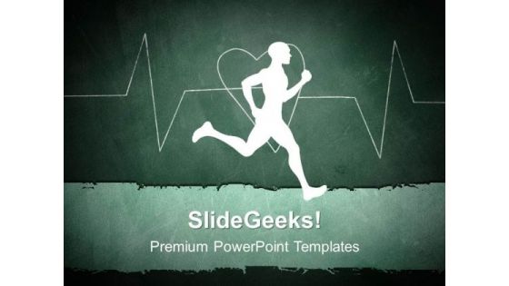 Blackboard And Heart Showing Medical PowerPoint Templates And PowerPoint Themes 0412