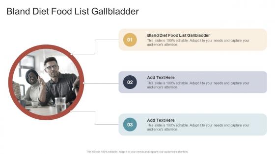 Bland Diet Food List Gallbladder In Powerpoint And Google Slides Cpb