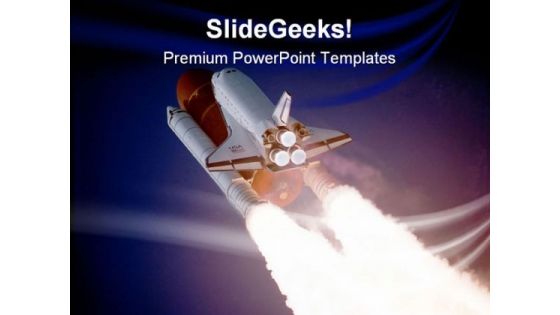 Blast Off Science PowerPoint Themes And PowerPoint Slides 0511