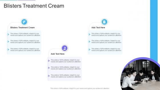 Blisters Treatment Cream In Powerpoint And Google Slides Cpb