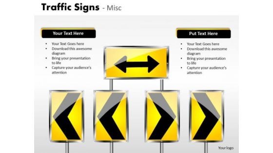 Block Border Traffic Signs PowerPoint Slides And Ppt Diagram Templates