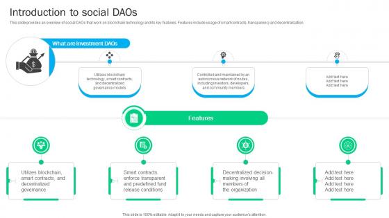 Blockchain Basics Understanding Introduction To Social Daos Ppt Presentation BCT SS V