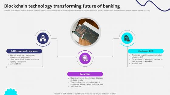 Blockchain Technology Transforming Initiating Globalization Of Banking Ppt Example Blockchain Technology Transforming Initiating Globalization Of Banking Ppt Example