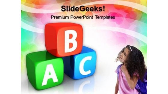 Blocks Education Future PowerPoint Templates And PowerPoint Themes 0512