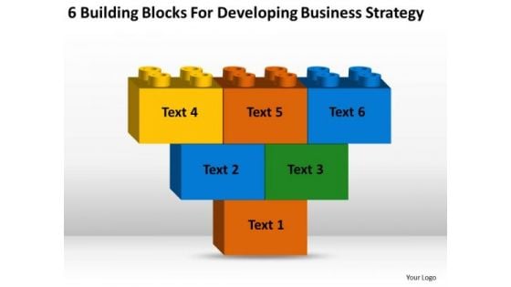 Blocks For Developing Business Strategy Consultants Ppt What Is Plan PowerPoint Slides