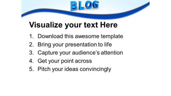 Blog Communication PowerPoint Templates And PowerPoint Themes 0712