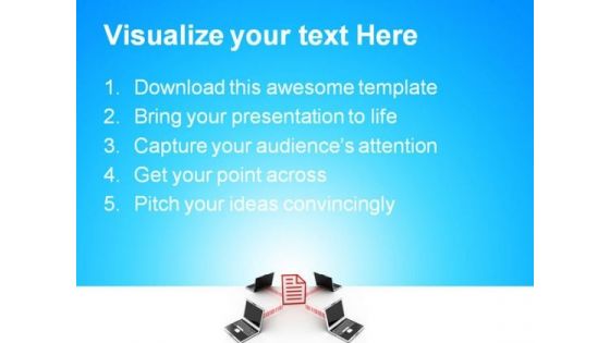 Blog Concept Internet PowerPoint Themes And PowerPoint Slides 0411