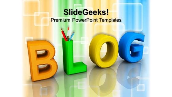 Blog Information Technology PowerPoint Templates And PowerPoint Themes 0712