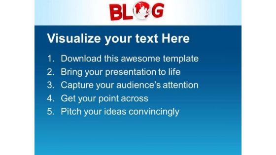 Blog Internet PowerPoint Templates And PowerPoint Themes 0612