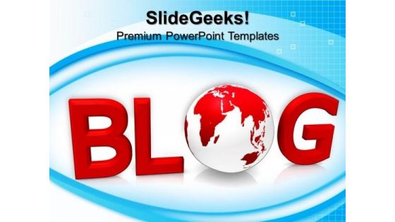 Blog Internet PowerPoint Templates And PowerPoint Themes 0612