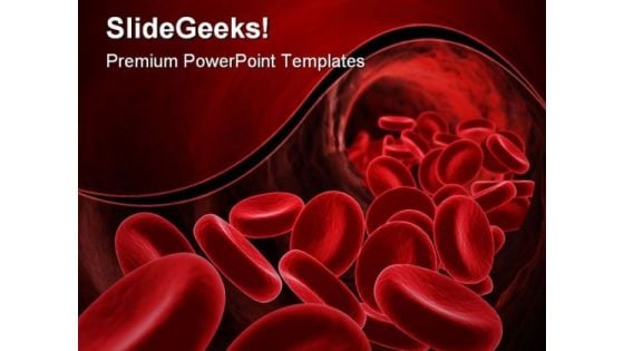 Blood Cells Medical PowerPoint Templates And PowerPoint Backgrounds 0411