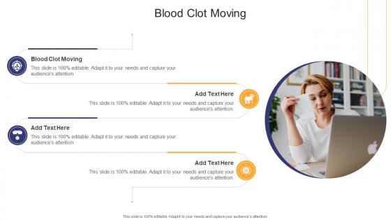 Blood Clot Moving In Powerpoint And Google Slides Cpb