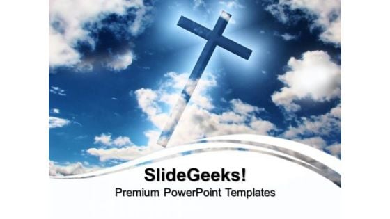 Blue Cross Church PowerPoint Templates And PowerPoint Themes 0712