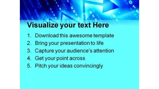 Blue Data Abstract PowerPoint Themes And PowerPoint Slides 0311