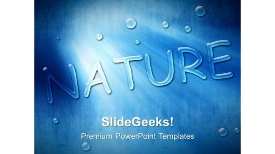 Blue Dew Drops Nature PowerPoint Templates And PowerPoint Themes 0312 Blue Dew Drops Nature PowerPoint Templates And PowerPoint Themes 0312